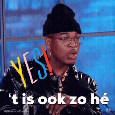 A Man With Glasses And A Beanie Says Yes T Is Ook Zo He GIF