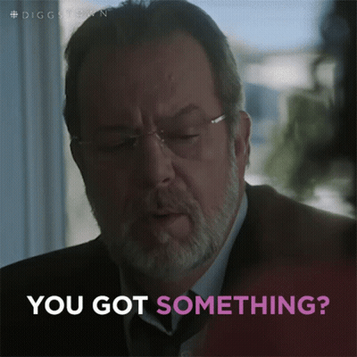 A Man With Glasses And A Beard Is Asking If He Has Something GIF