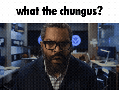 A Man With Glasses And A Beard Is Asking What The Chungus Is GIF
