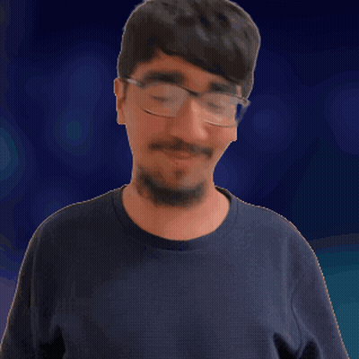 A Man With Glasses And A Beard Is Clapping GIF