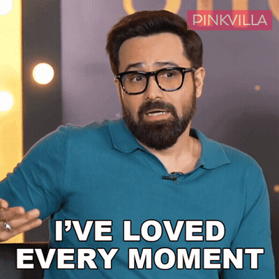 A Man With Glasses And A Beard Is Saying I 'Ve Loved Every Moment GIF