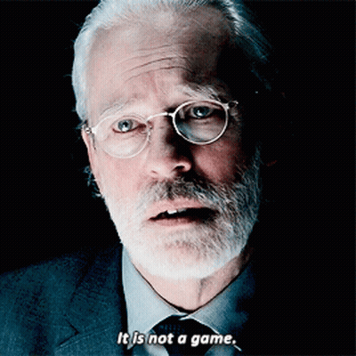 A Man With Glasses And A Beard Is Saying It Is Not A Game GIF