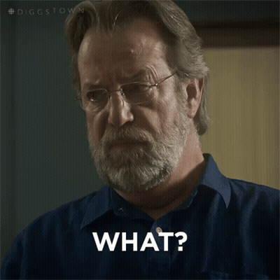 A Man With Glasses And A Beard Is Saying What GIF