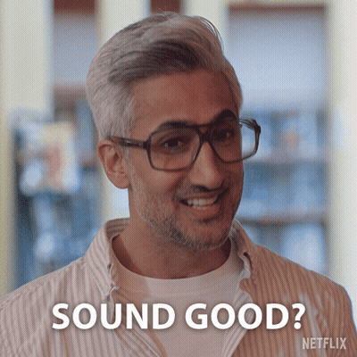 A Man With Glasses And A Beard Is Smiling And Says Sound Good GIF