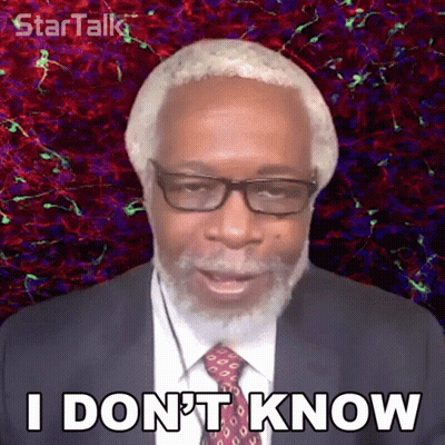 A Man With Glasses And A Beard Says I Don 'T Know GIF