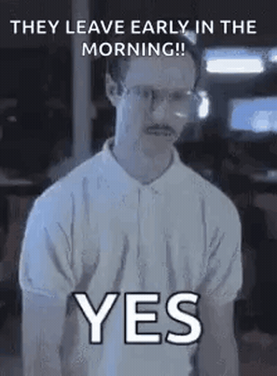 A Man With Glasses And A Mustache Is Wearing A White Shirt And Saying Yes . GIF