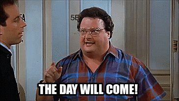 A Man With Glasses And A Plaid Shirt Says The Day Will Come . GIF