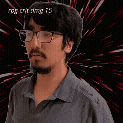 A Man With Glasses And The Word Critical Written On His Face GIF