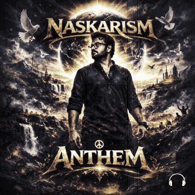 A Man With Glasses Is On The Cover Of Anthem By Naskarism GIF