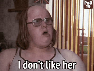 A Man With Glasses Is Saying I Don 'T Like Her GIF
