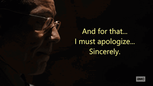 Man With Glasses Apologizing Sincerely GIF