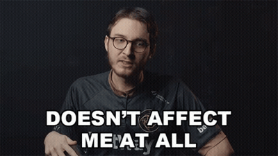 A Man With Glasses Says " Doesn T Affect Meat All " GIF