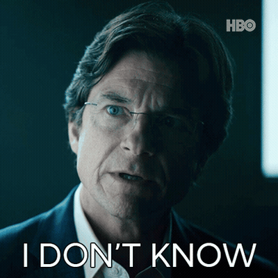 A Man With Glasses Says I Don T Know GIF