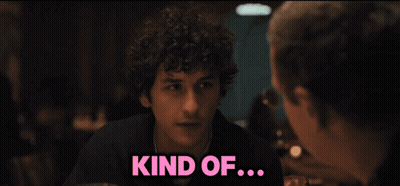 A Man With Glasses Says I Mean Not Really ... GIF