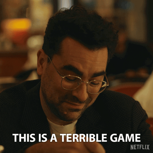 A Man With Glasses Says This Is A Terrible Game From Netflix GIF
