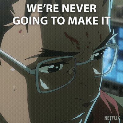 A Man With Glasses Says We 'Re Never Going To Make It In A Netflix Ad GIF