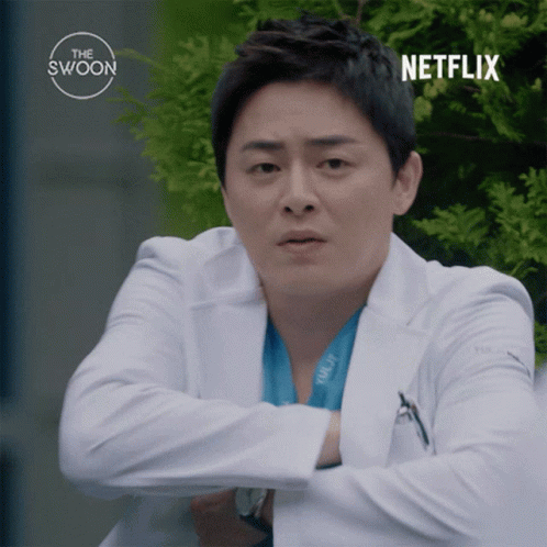 A Man With His Arms Crossed Is Featured In A Netflix Advertisement GIF