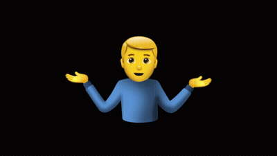 A Man With His Arms Outstretched Has A Yellow Face GIF