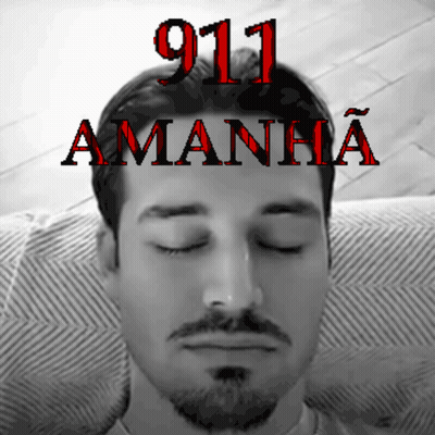A Man With His Eyes Closed Has 911 Amanha Written On His Forehead GIF