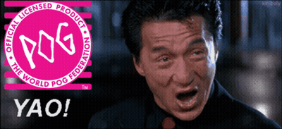 A Man With His Mouth Open And The Word Yao Written Below Him GIF