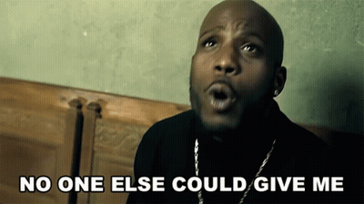 A Man With His Mouth Open And The Words No One Else Could Give Me Above Him GIF