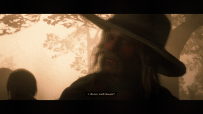 A Man With Long Hair And A Hat Says It Damn Well Does N't GIF