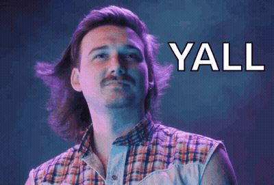 A Man With Long Hair And A Mustache Says Yall GIF