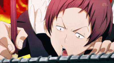 A Man With Red Hair Is Eating Something With Chopsticks And The Word Ntv Is On The Bottom Right GIF