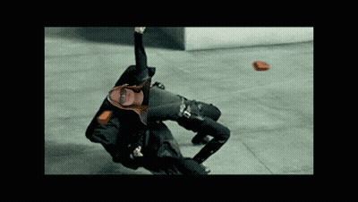 A Man With Red Hair Is Laying On Another Man 'S Lap GIF