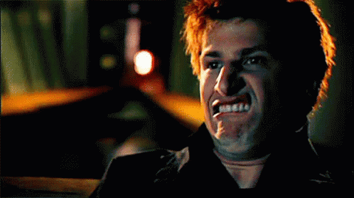 Man With Red Hair Making Funny Face GIF