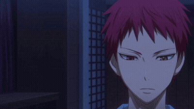 A Man With Red Hair Stands In A Dark Room With Another Man Holding A Basketball GIF