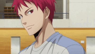 A Man With Red Hair Wearing A Blue And White Shirt GIF