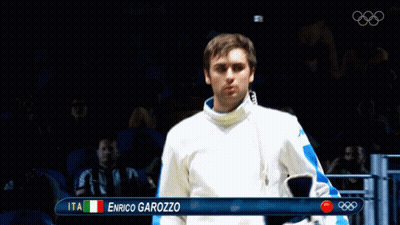 A Man With The Name Enrico Garozzo On The Front GIF
