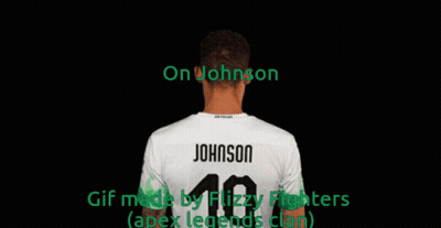 A Man With The Name Johnson On His Back GIF