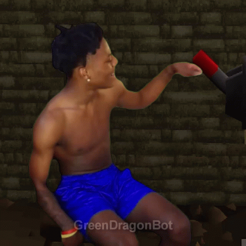 A Man With The Number 23 On His Chest Is Playing A Video Game GIF