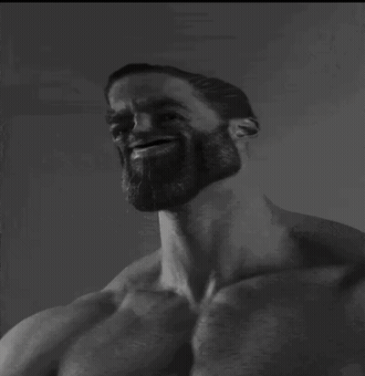 A Man Without A Shirt Is Reading A Book With Skulls On The Spine GIF