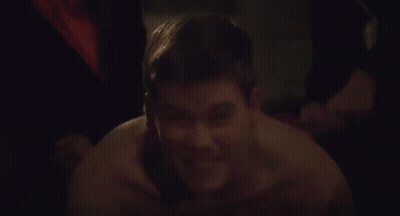 A Man Without A Shirt Says Thank You Sir GIF