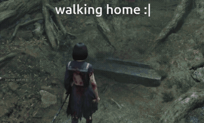 A Map Of A Snowy Area With The Words Walking Home Above It GIF