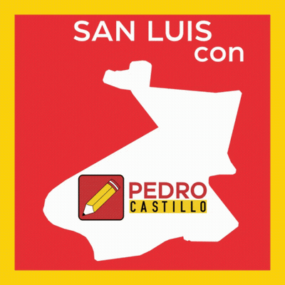 A Map Of San Luis Con With Pedro Castillo Written On The Bottom GIF