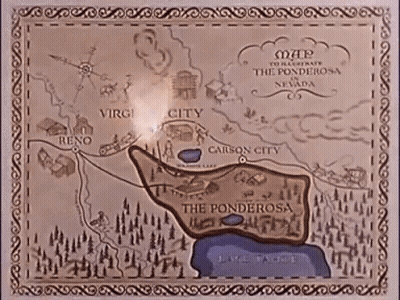 A Map Of The Ponderosa Area Of Nevada GIF