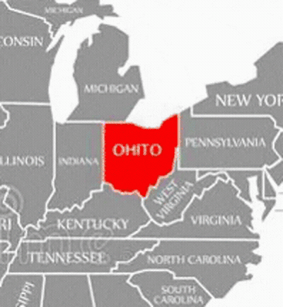 A Map Of The United States With Ohio In The Middle GIF