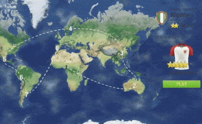 A Map Of The World With A Shirt That Says Japan GIF