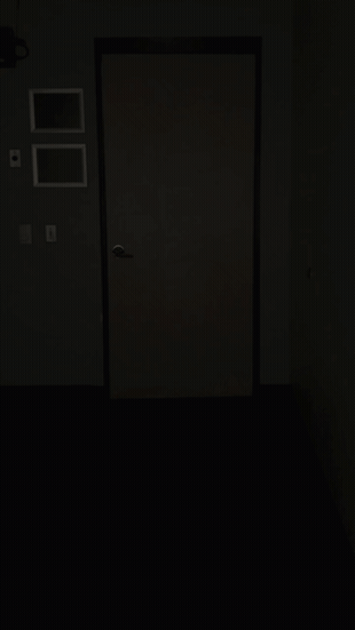 A Mascot In A Flyers Jersey Stands In A Doorway GIF