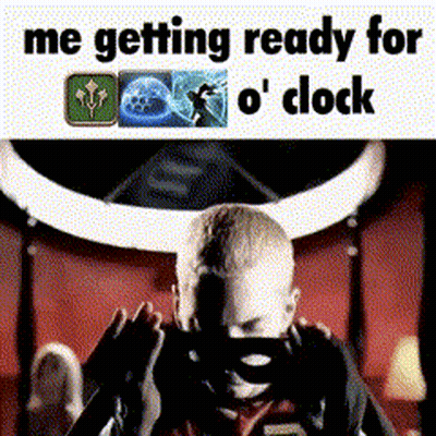 A Meme Of A Man Getting Ready For A Clock . GIF