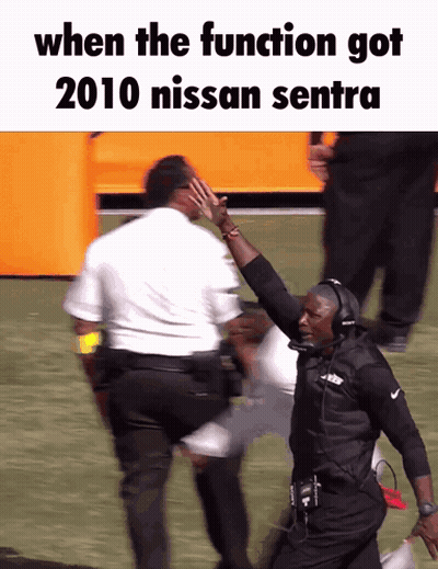 A Meme Shows A Football Coach Giving A High Five To A Player GIF