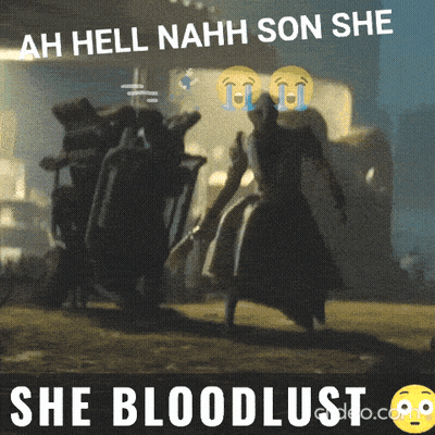 A Meme That Says Ah Hell Nahh Son She GIF