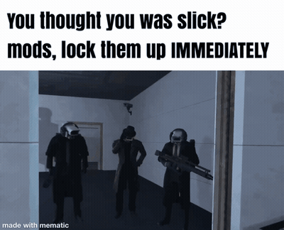 A Meme That Says " You Thought You Was Slick " GIF