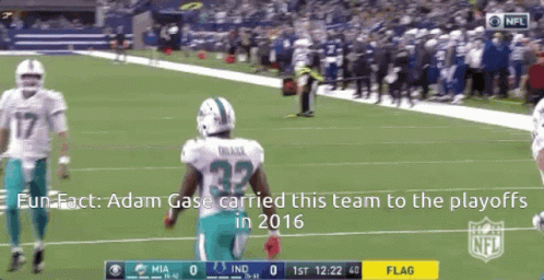 A Miami Dolphins Football Player Wearing Number 32 Runs On The Field GIF