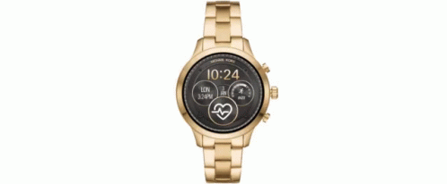 A Michael Kors Watch Displays The Time Of 10:24 GIF
