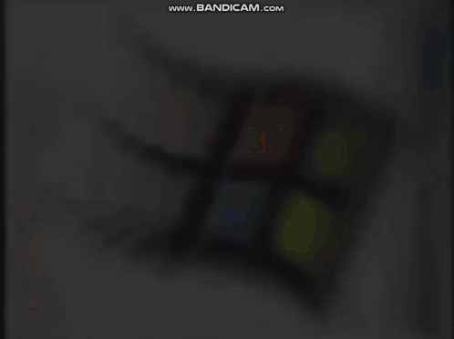 A Microsoft Logo Is Displayed In A Black And White Photo GIF